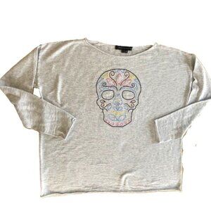 Skull Cashmere Sugar Skull T Shirt Color: Vapor Size: XS